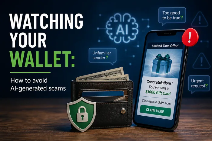 Watching Your Wallet: How to avoid AI-generated scams